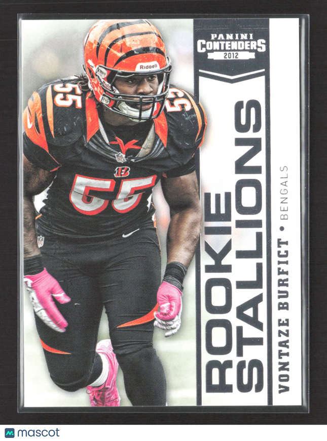 2012 Panini Contenders Rookie Stallions Vontaze Burfict #20