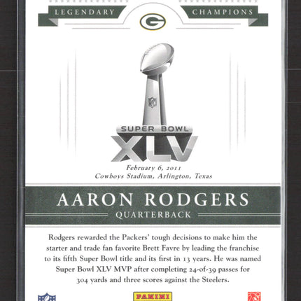 2012 Panini Contenders Aaron Rodgers #2