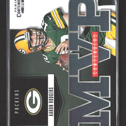 2012 Panini Contenders MVP Contenders Aaron Rodgers #8