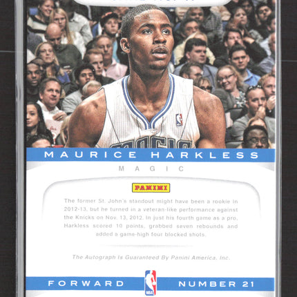 2013 Panini Marquee Maurice Harkless #41 Auto