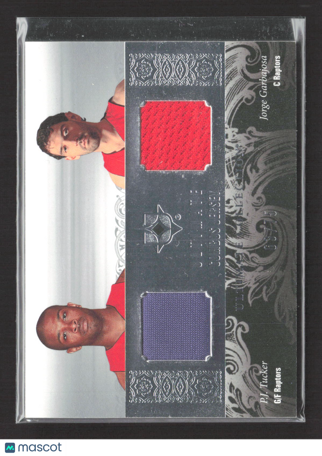 2007 Upper Deck Ultimate Jorge Garbajosa P.J. Tucker #UCD-TG Dual Jersey /75
