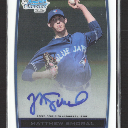 2012 Bowman Chrome Matthew Smoral #BCA-MSM 1st Bowman Auto