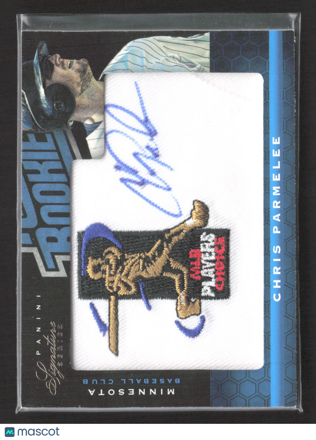 2012 Panini Signature Series Chris Parmelee #157 03/99 MLB Players Patch Auto