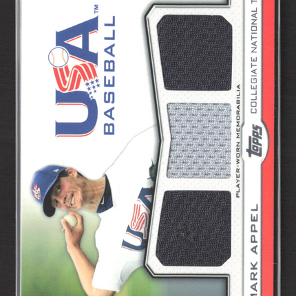 2011 Topps USA Baseball Mark Appel #TR-MA Jersey 074/240