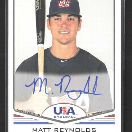 2011 Topps USA Baseball Matt Reynolds #USA-A18 Auto
