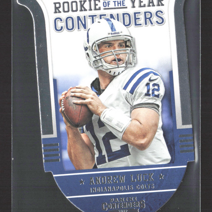 2012 Panini Contenders Rookie of the Year Contenders Andrew Luck #1