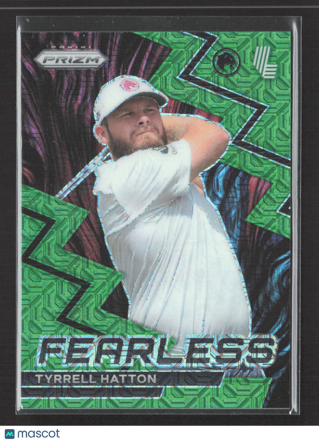 2024 Panini Prizm LIV Golf Fearless Tyrrell Hatton #8 Green 38/54