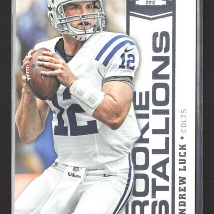2012 Panini Contenders Rookie Stallions Andrew Luck #1 Base