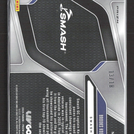 2025 Panini Prizm LIV Golf LIV Logos Brooks Koepka #1 Green 13/18