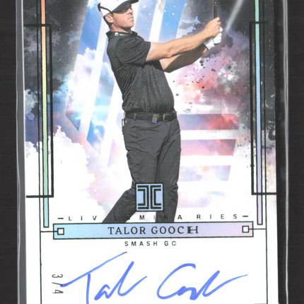 2025 Panini Impeccable LIV Golf Luminaries Talor Gooch #LUM-TG Auto /4