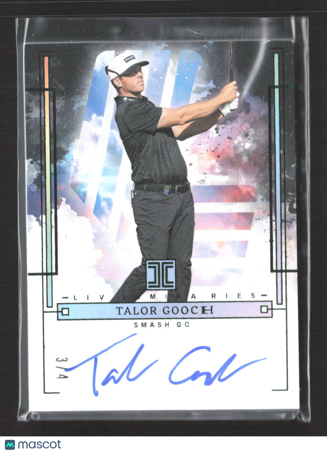 2025 Panini Impeccable LIV Golf Luminaries Talor Gooch #LUM-TG Auto /4