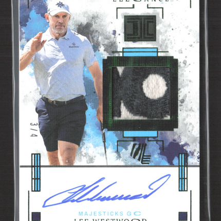 2023 Panini Impeccable Elegance Lee Westwood #EMA-LW Patch Auto /4