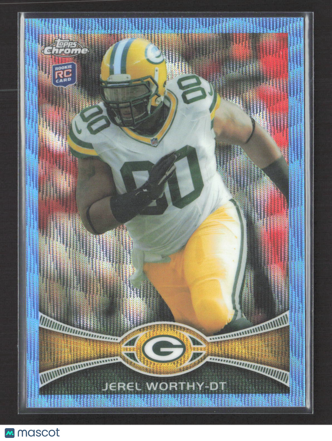 2012 Topps Chrome Jerel Worthy #BW-93 Blue Wave Refractor RC