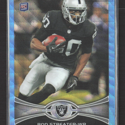 2012 Topps Chrome Rod Streater #BW-42 Blue Wave Refractor RC