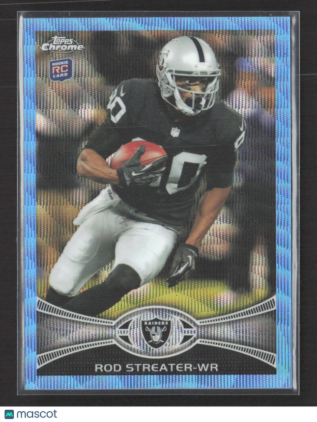 2012 Topps Chrome Rod Streater #BW-42 Blue Wave Refractor RC