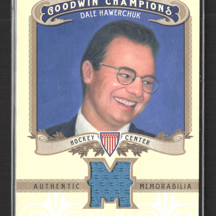 2012 Upper Deck Goodwin Champions Dale Hawerchuk #M-DH Relic