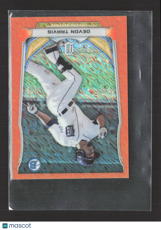 2014 Bowman Chrome Devon Travis #BM-DT2 Orange Shimer Mini 20/50