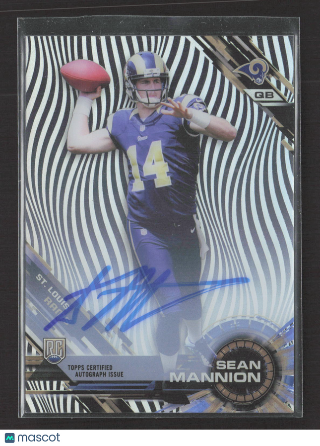 2015 Topps High Tek Sean Mannion #103 Zebra RC Auto
