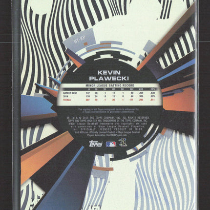 2015 Topps High Tek Kevin Plawecki #HT-KP RC Auto