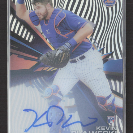 2015 Topps High Tek Kevin Plawecki #HT-KP Spiral Auto