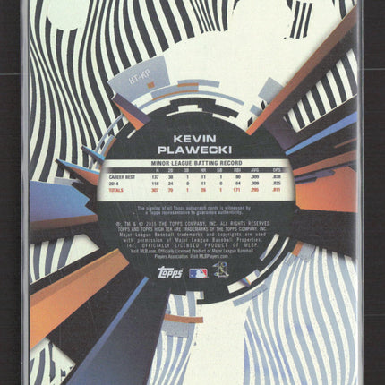 2015 Topps High Tek Kevin Plawecki #HT-KP Spiral Auto