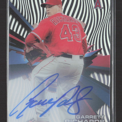 2015 Topps High Tek Garrett Richards #HT-GR Zebra Auto