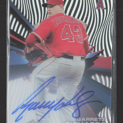 2015 Topps High Tek Garrett Richards #HT-GR Zebra Auto