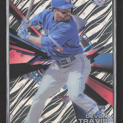 2015 Topps High Tek Devon Travis #HT-DT Zebra RC /75