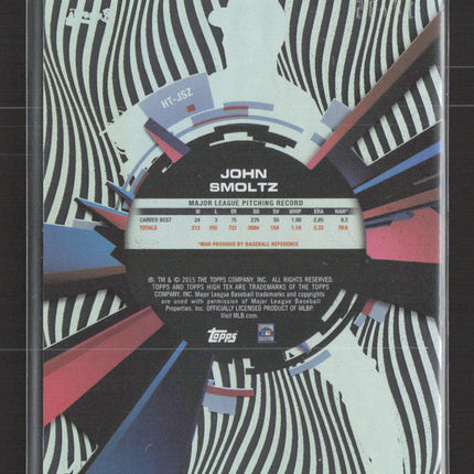 2015 Topps High Tek John Smoltz #HT-JSZ Gold Waves /35