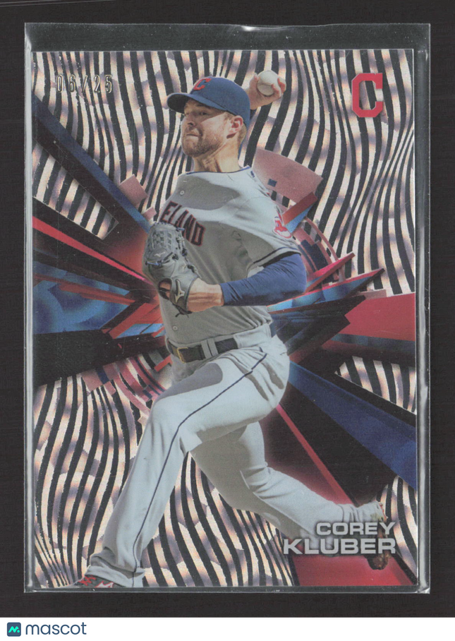 2015 Topps High Tek Corey Kluber #HT-CKR Zebra /25