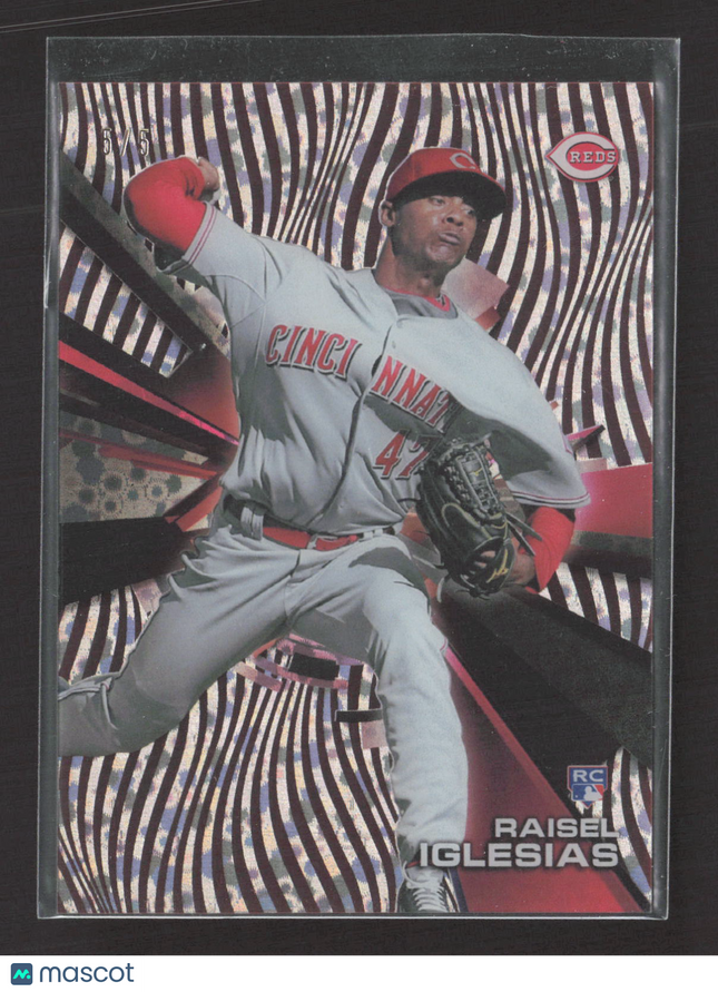 2015 Topps High Tek Raisel Iglesias #HT-RI Red Waves /5