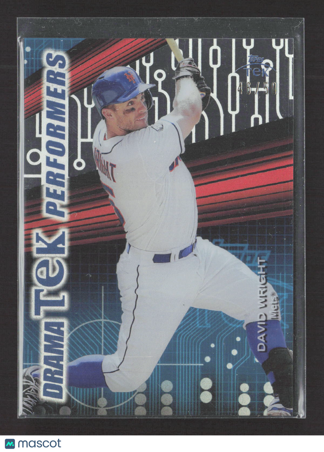 2008 Topps Tek Drama Tek Performers David Wright #DTP-DW /50