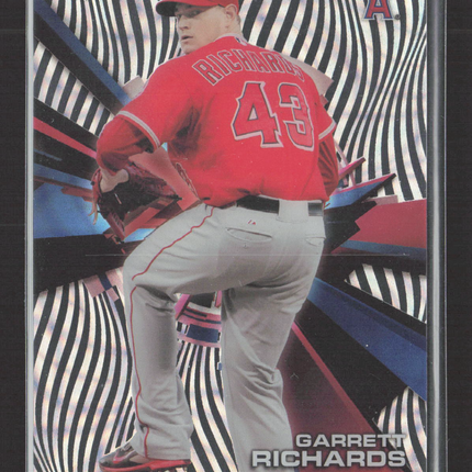 2015 Topps High Tek Garrett Richards #HT-GR Waves Diffractor 75/99