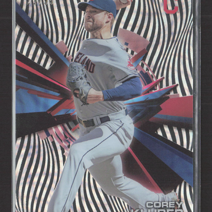 2015 Topps High Tek Corey Kluber #HT-CKR Zebra Diffractor /99