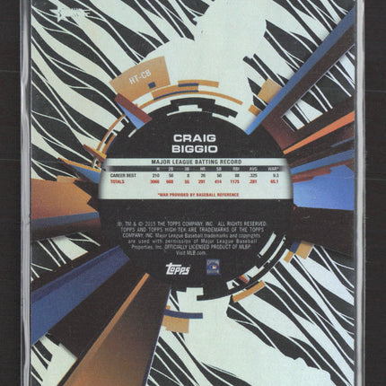 2015 Topps High Tek Craig Biggio #HT-CB Purple