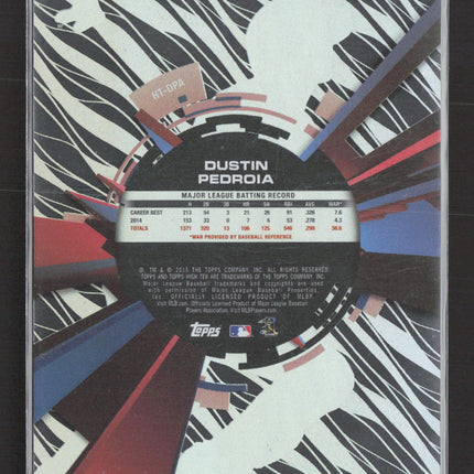 2015 Topps High Tek Dustin Pedroia #HT-DPA Purple