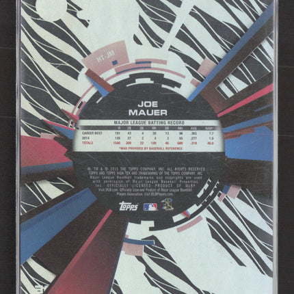 2015 Topps High Tek Joe Mauer #HT-JM Purple