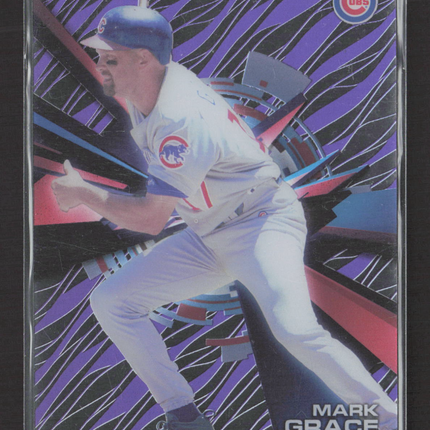 2015 Topps High Tek Mark Grace #HT-MGR Purple Zebra