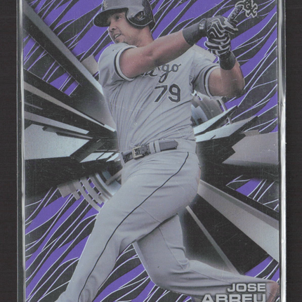 2015 Topps High Tek Jose Abreu #HT-JAU Purple Zebra