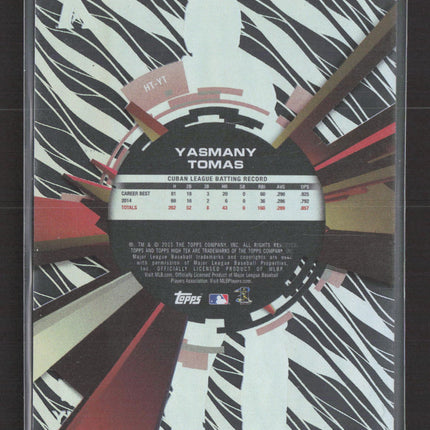 2015 Topps High Tek Yasmany Tomas #HT-YT Purple RC
