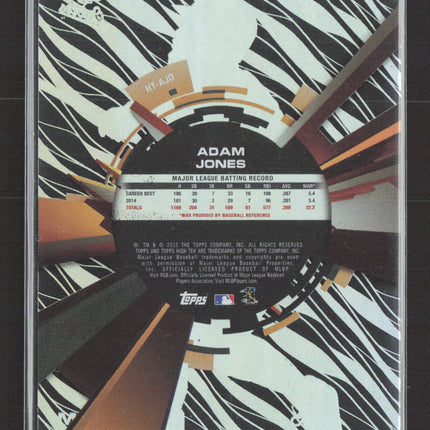 2015 Topps High Tek Adam Jones #HT-AJO Purple
