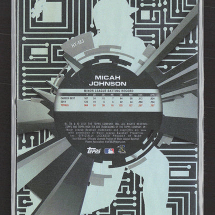 2015 Topps High Tek Micah Johnson #HT-MJ Circuit Board