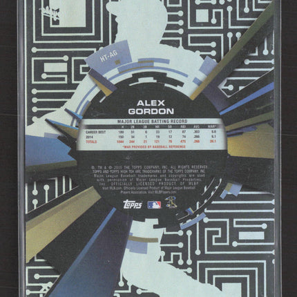2015 Topps High Tek Alex Gordon #HT-AG