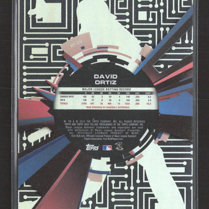 2015 Topps High Tek David Ortiz #HT-DO