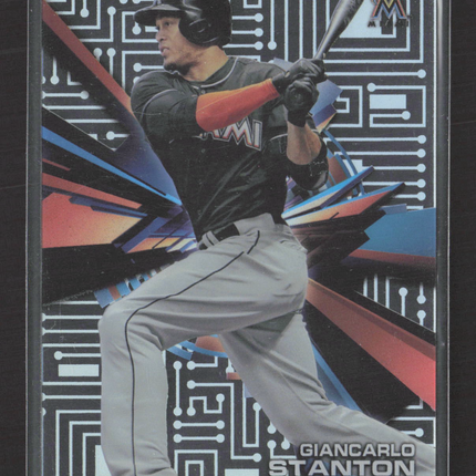 2015 Topps High Tek Giancarlo Stanton #HT-GS Circuit Board