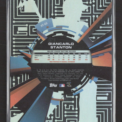 2015 Topps High Tek Giancarlo Stanton #HT-GS Circuit Board