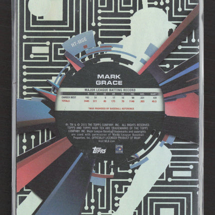 2015 Topps High Tek Mark Grace #HT-MGR Curcuit Board