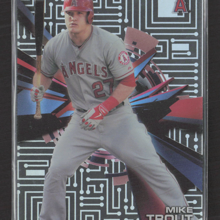 2015 Topps High Tek Mike Trout #HT-MT Circuit Board