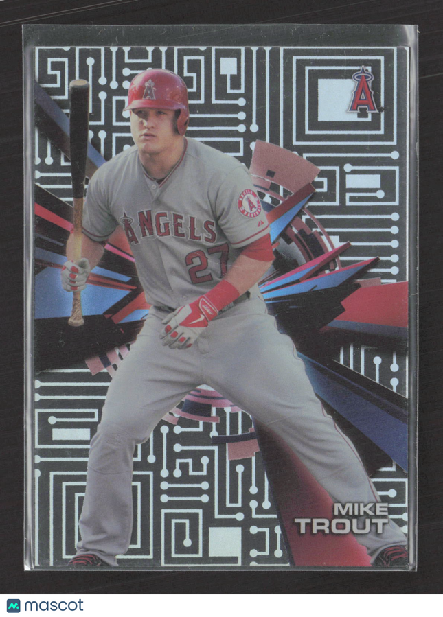 2015 Topps High Tek Mike Trout #HT-MT Circuit Board