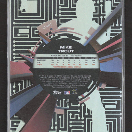 2015 Topps High Tek Mike Trout #HT-MT Circuit Board